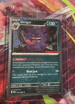 *SWIRL* bottom left! Gengar 050/088 GameStop Promo Pokemon card - Image 3