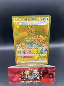Terapagos ex 180/131 Prismatic Evolutions Gold Hyper Rare Pokemon Card 180/131 - Image 1