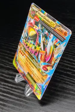 Pokemon TCG Primal Groudon EX Full Art Ultra Rare Card 86/160 NM - Image 5