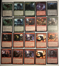 MTG Werewolf Tribal (Gruul Aggro) 40-Card Deck Pack|Just Add Lands - Image 5