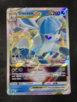 Glaceon VSTAR - SWSH197 - Pokemon Sword & Shield Promo Ultra Rare Holo Card NM - Image 1