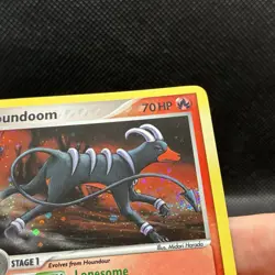 (Tail Swirl) Houndoom 7/115 ex Unseen Forces Holo Rare Vintage Pokemon Card - Image 2