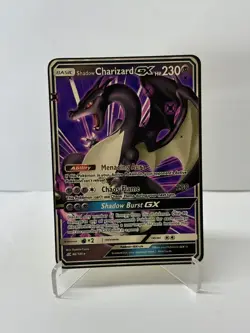 Shadow CharizardGX HP230 48/100 Gold Metal Pokemon Card-Collectible Gift Display - Image 1