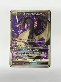 Shadow CharizardGX HP230 48/100 Gold Metal Pokemon Card-Collectible Gift Display - Image 4