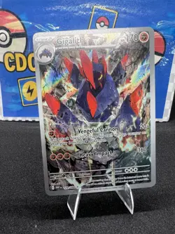 Pokemon TCG Gigalith White Flare Illustration Rare Card 129/086 LP - Image 1