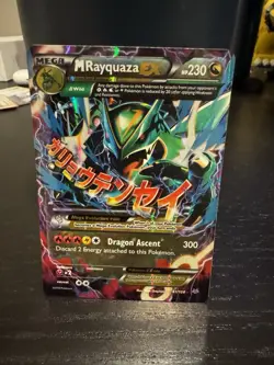 M Rayquaza EX 61/108 XY Roaring Skies Ultra Rare Full Art Holo Pokemon TCG Card - Image 1