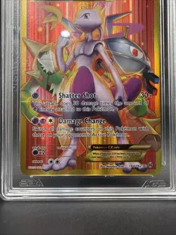 Pokemon Mewtwo EX TCG Full Art Holo Rare Card Breakthrough-Secret 164/162 - Image 2