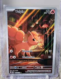 Vulpix Mega Evolution 138/132 Special Illustration Rare Pokemon TCG Card - Image 1