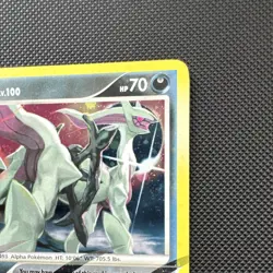 Pokemon Arceus AR1 Arceus 2009 Basic 70 HP Holo Rare English Card - Image 2