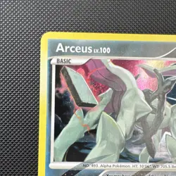Pokemon Arceus AR1 Arceus 2009 Basic 70 HP Holo Rare English Card - Image 3
