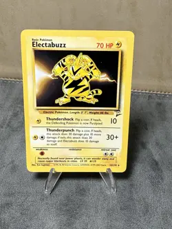 Pokemon TCG Electabuzz Base Set 2 Unlimited Rare Card LP - Image 1