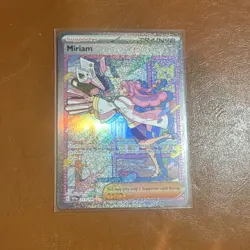 Pokemon Miriam Trainer Full Art Special Illustration Rare Holo 251/198 SV01 Card - Image 1