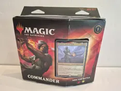 Arm For Battle Commander Deck 2020 Commander Legends SEALED & NEW - MTG - Image 1