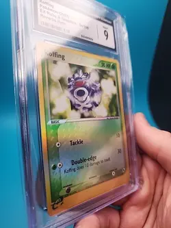 CGC 9 MINT Koffing 2003 EX Ruby & Sapphire 54/109 Reverse Holo Pokemon Card - Image 3