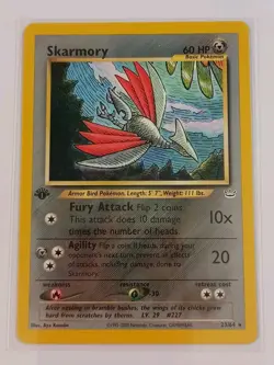 Skarmory 23/64 Neo Revelation Pokemon Card WOTC 1st Edition Vintage LP - Image 1