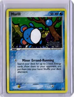 Marill Reverse Holo Stamped Team Rocket Returns 68/109 Pokemon Card 2004 - Image 1