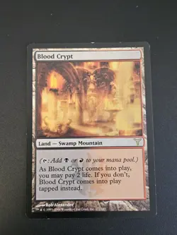 Blood Crypt, NM, MTG, Dissension, Magic the Gathering - Image 1