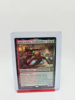 MTG Teenage Mutant Ninja Turtles - Raph & Mikey Troublemakers #167 - Regular - Image 1