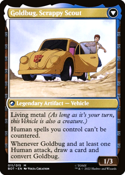 MTG Goldbug, Humanity's Ally 11 Mythic Foil Transformers - Image 2