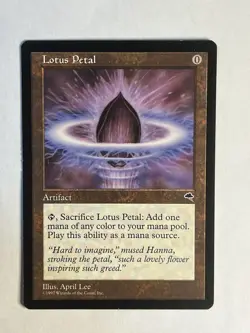 MTG - Tempest - Lotus Petal - 294 - LP - Image 1