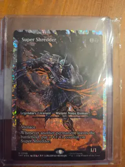 Super Shredder (Showcase) (Fracture Foil) Teenage Mutant Ninja Turtles Foil - Image 1