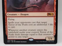 Terror of the Peaks M21 164/274 Rare MTG Core Set 2021 LP Commander Staple - Image 3
