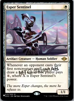 MTG SkeenAB Esper Sentinel from MH2 (MB ver). NM. - Image 1