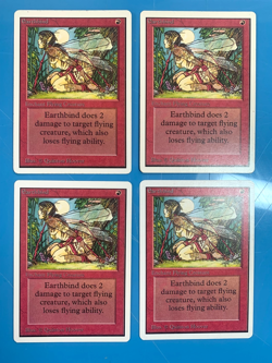 unlimited EARTHBIND mtg x4 playset played see pics I Combine Ship - Image 1