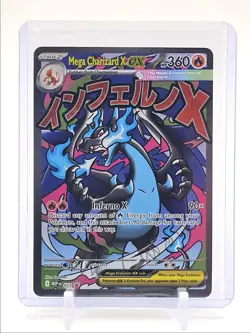 MEGA CHARIZARD X EX 2025 POKEMON EVOLUTION BLACK STAR PROMO C #023 Q2283 - Image 1