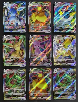 Leafeon Jolteon Flareon Espeon Rayquaza RRR VMAX Chinese Pokemon Lot 9 NE40 - Image 1