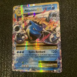 2016 Pokemon XY Evolutions Mega Blastoise EX Holo #22/108 - Image 1