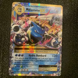 2016 Pokemon XY Evolutions Mega Blastoise EX Holo #22/108 - Image 2