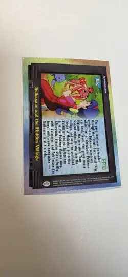 Pokemon Topps Bulbasaur and the Hidden Village EP10 RAINBOW FOIL - Image 4