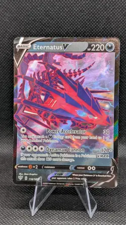 Eternatus V 116/189 Darkness Ablaze Ultra Rare Pokemon TCG NM - Image 1