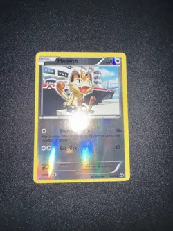 Pokemon TCG Meowth 80/99 Next Destinies Reverse Holo NM/LP - Image 1