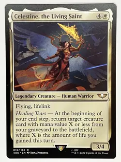 Celestine, the Living Saint NM Universes Beyond: Warhammer 40000 MTG Magic - Image 1