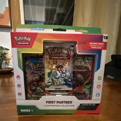 Pokemon First Partner Illustration Collection Series 1 Box Promo 2021 English - Image 1
