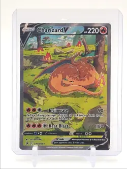 CHARIZARD V 2022 POKEMON SWSH BLACK STAR PROMO B #SWSH260 Q2283 - Image 1
