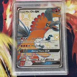 2019 POKEMON SUN & MOON HIDDEN FATES #SV50 FULL ART/HO-OH GX PSA 10 - Image 2