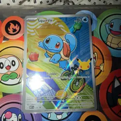 First Partner Illustration Squirtle Promo Full Art Holo 039 Pokemon SHIPS NOW! - Image 1