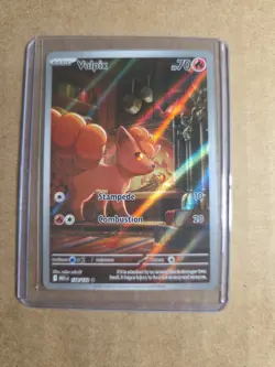 Pokemon Vulpix Me01: Mega Evolution 138/132 Illustration Rare Holo NM - Image 1