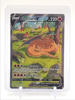 CHARIZARD V 2022 POKEMON SWSH BLACK STAR PROMO A #SWSH260 Q2283 - Image 1