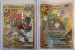 LOT 9 Pokemon Journey Together SIR Art Trainer Hyper Rare Bellibolt Zoroark 189 - Image 2