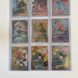 LOT 9 Pokemon Journey Together SIR Art Trainer Hyper Rare Bellibolt Zoroark 189 - Image 4