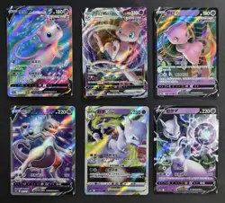 Mew Mewtwo Pokemon TCG S-Chinese SR RR V ex VSTAR RRR Vmax Holo Lot*6 NE40 - Image 1
