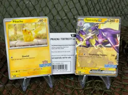 PIKACHU - TOXTRICITY EX SVP 214 & 215 ~ Pokemon TCG: ILLUSTRATION CONTEST 2024 - Image 1