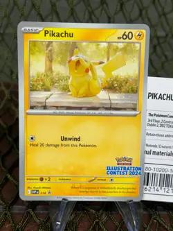 PIKACHU - TOXTRICITY EX SVP 214 & 215 ~ Pokemon TCG: ILLUSTRATION CONTEST 2024 - Image 2