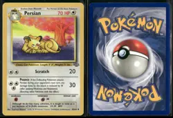 ✰ PERSIAN 42/64 UNLIMITED UNCOMMON JUNGLE POKEMON ✰ MP - Image 1