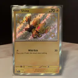Pokemon TCG Shinx Scarlet & Violet: Paldean Fates 135/091 Holo Shiny Rare - Image 1