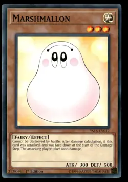 Marshmallon YS18-EN017 Common / Short Print Yu-Gi-Oh 1st Edition Near Mint - Image 1
